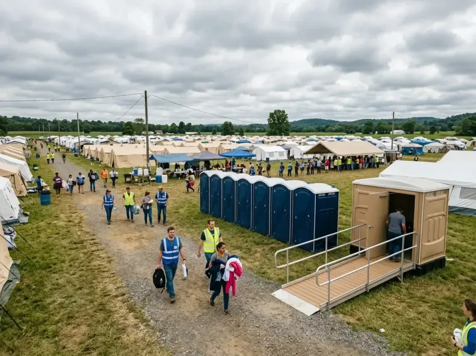 disaster-relief-camp-restrooms-010 — frequently asked questions, Dumpster & Portable Bathrooms Rental in White City, FL
